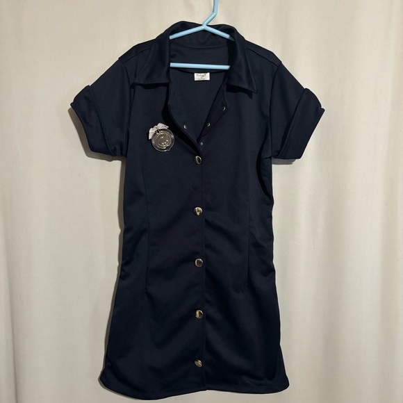 Spirit Other - Spirit Dark Blue Police Officer XS Girl’s Dress Costume
